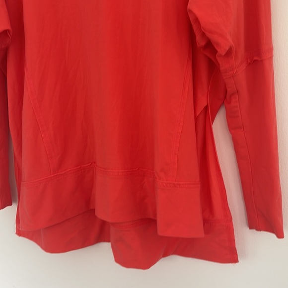 Free People Movement Soul Circle Hooded Long Sleeve Atomic Orange Small NWOT - Picture 5 of 13